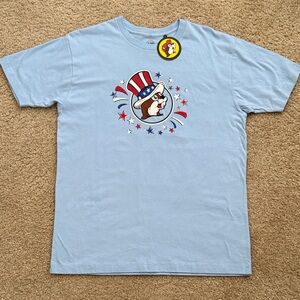 Blue Graphic Short Sleeve Tee